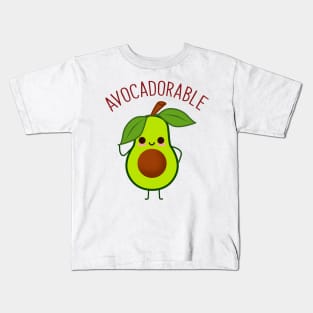 Avocadorable Cute Avocado Kids T-Shirt